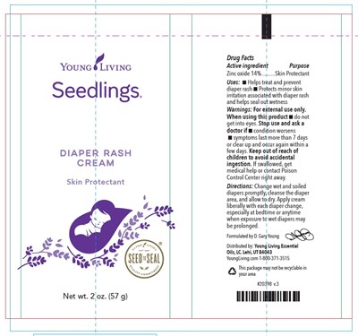 Principal Display Panel Tube (Seedlings Diaper Rash Cream Tube)